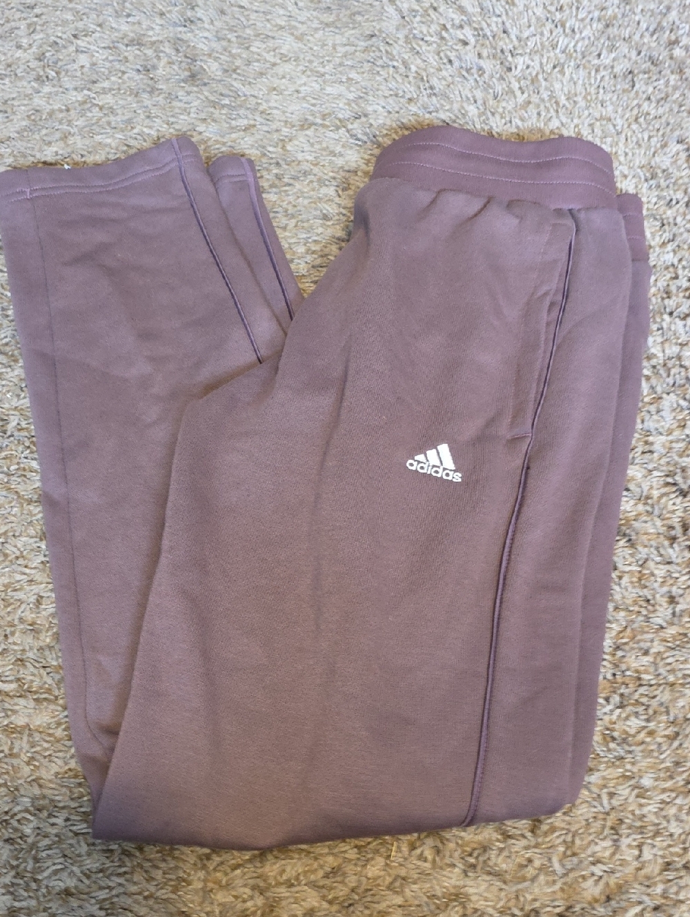 Adidas Womens Dusty Mauve Jogger Sweatpants